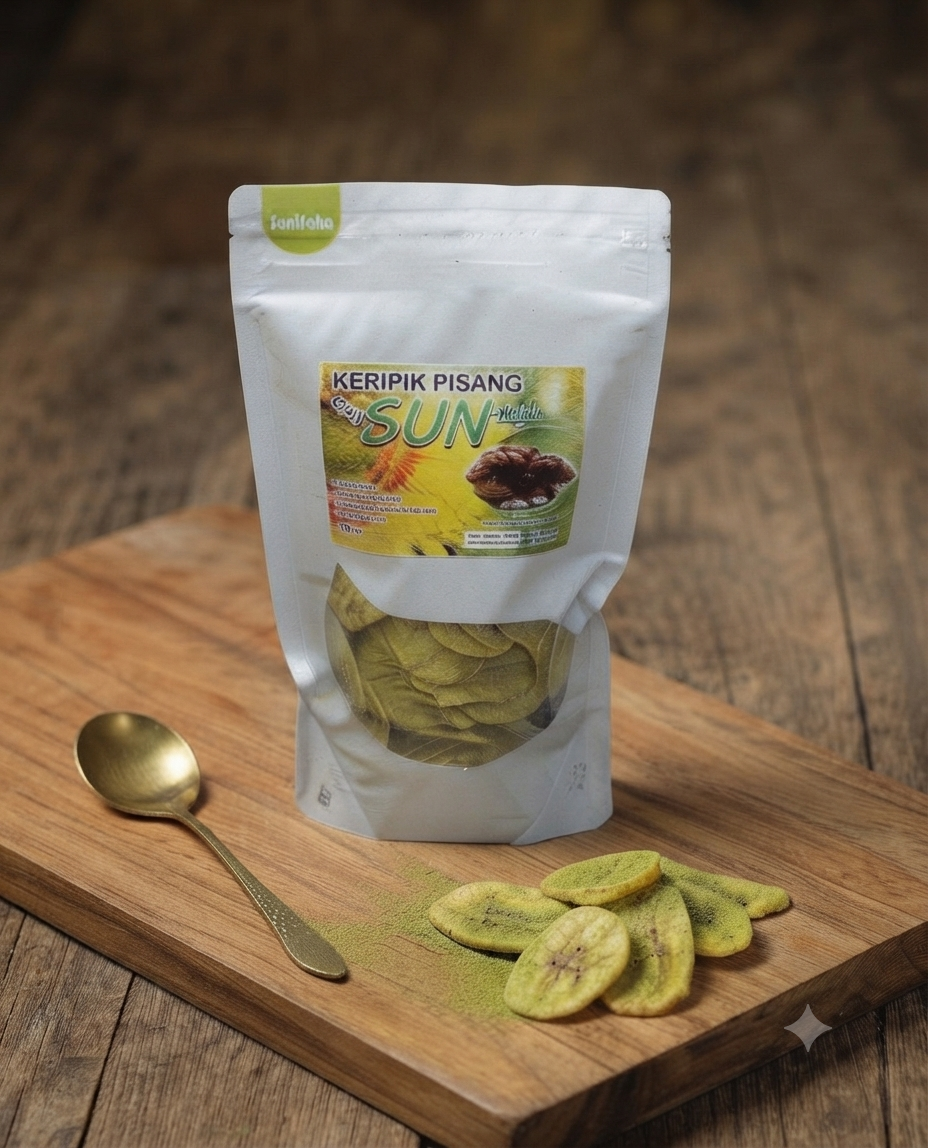 Keripik Pisang Matcha